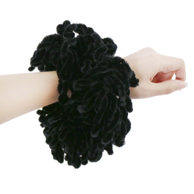 HZO-50047 Muslim Women Ladies Volumising Scrunchy Velvet Big Hair Tie Band Bun Clip Hijab Scarf Volumizer Scrunchie