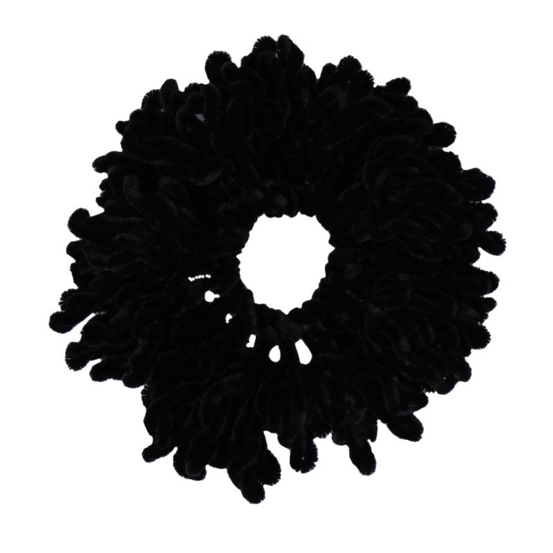 HZO-50047 Muslim Women Ladies Volumising Scrunchy Velvet Big Hair Tie Band Bun Clip Hijab Scarf Volumizer Scrunchie