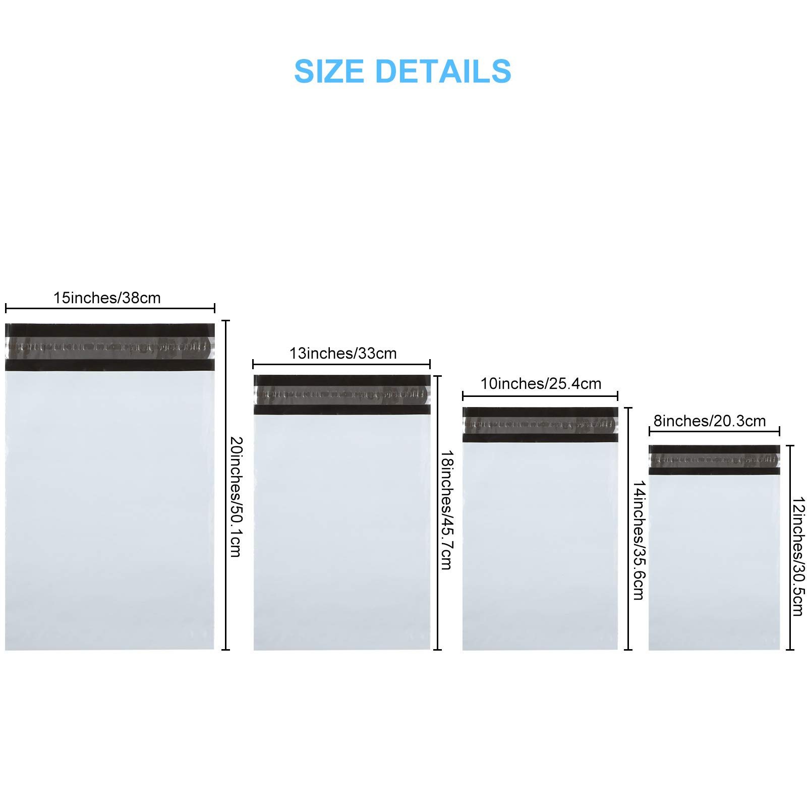 In Stock 25*35cm 9.8x13.8in Grey White Polymailer Mailing Bags Pink Custom Logo Mail Courier Envelope Bag Plastic