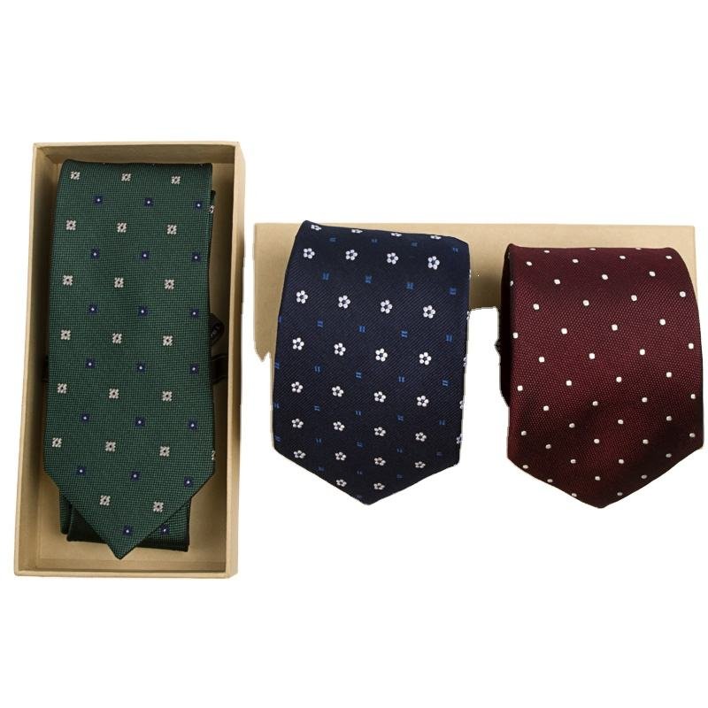2024 Hot Selling China Factory Wholesale New Design 100% Silk Ties Low MOQ Cost-effective Luxury Jacquard Woven Necktie For Men