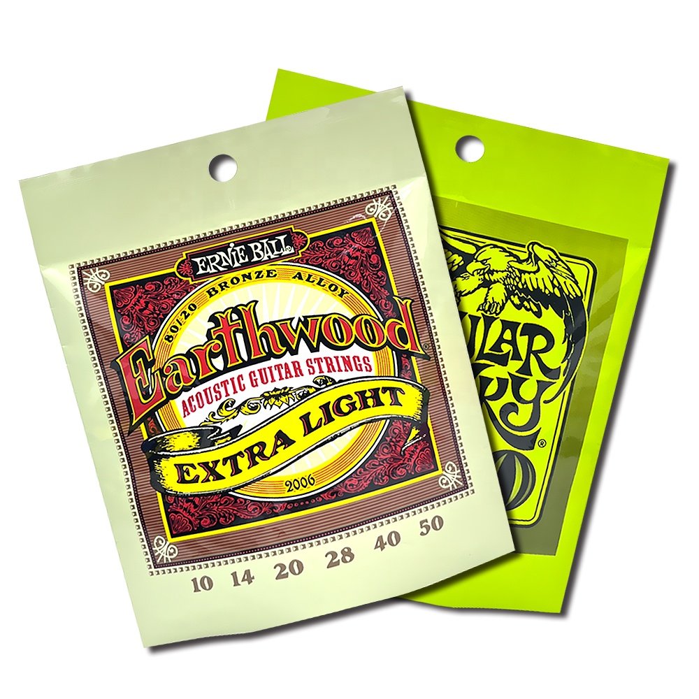 Custom printed aluminum foil back sealing snack candy ball packaging bag with hanging hole