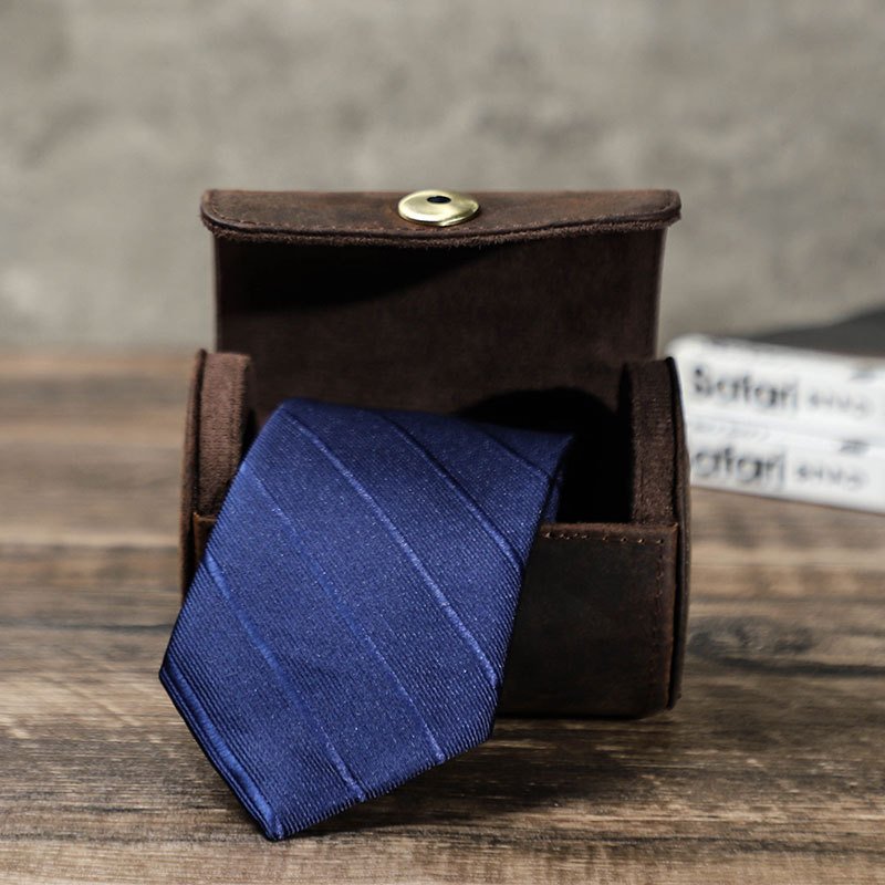 GA147 man set luxury boxes clip bow silk for necktie men neck tie gift box