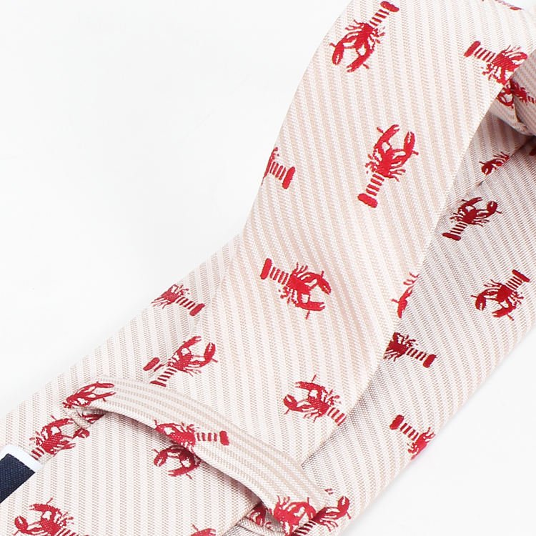 Factory Direct Sales Low MOQ High Quality Handmade Men's Silk Ties Luxury Animal Pattern Woven Fashion Tie For Wholesale