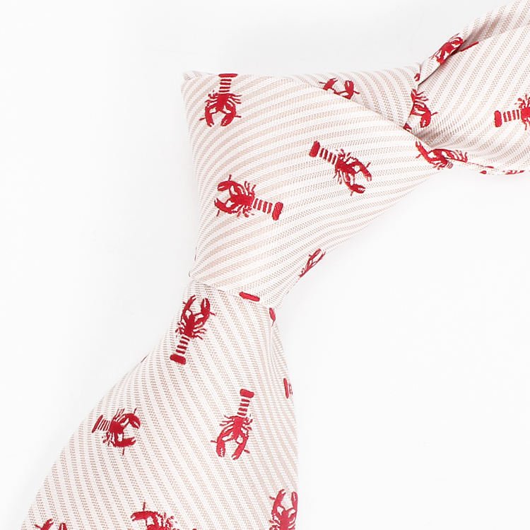 Factory Direct Sales Low MOQ High Quality Handmade Men's Silk Ties Luxury Animal Pattern Woven Fashion Tie For Wholesale