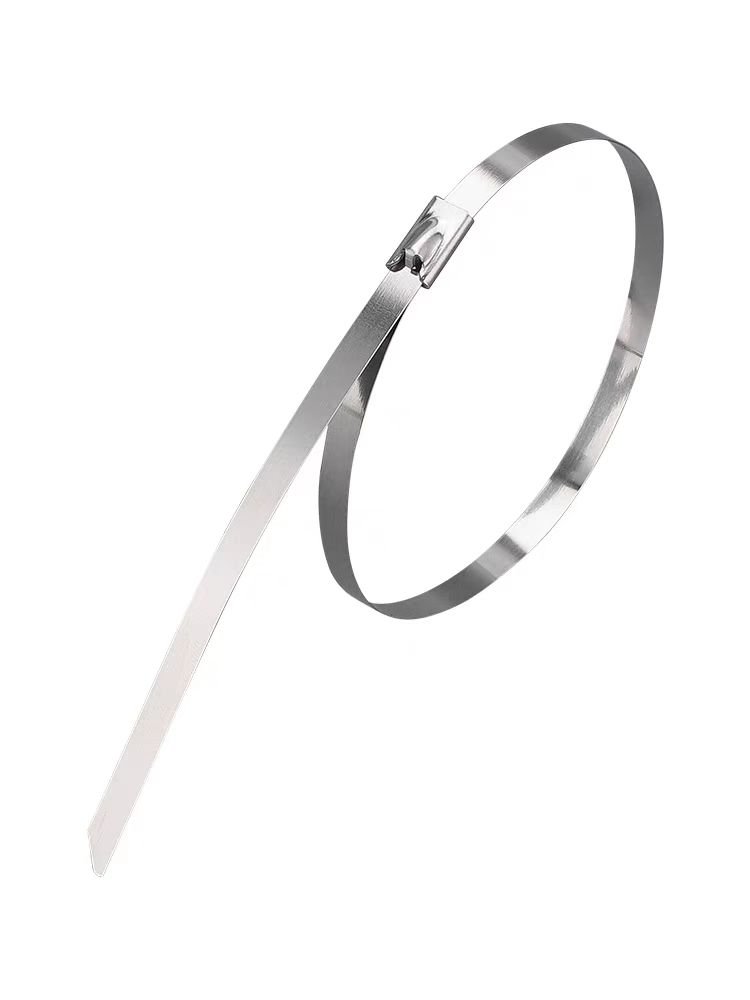 Cable Tie with Stainless Steel Self-Locking Type