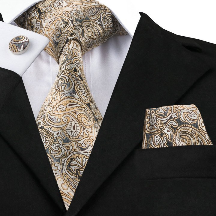 LELE Italian Silk Ties Men Gravatas Custom Ties Paisley Business Import Silk Neck Tie