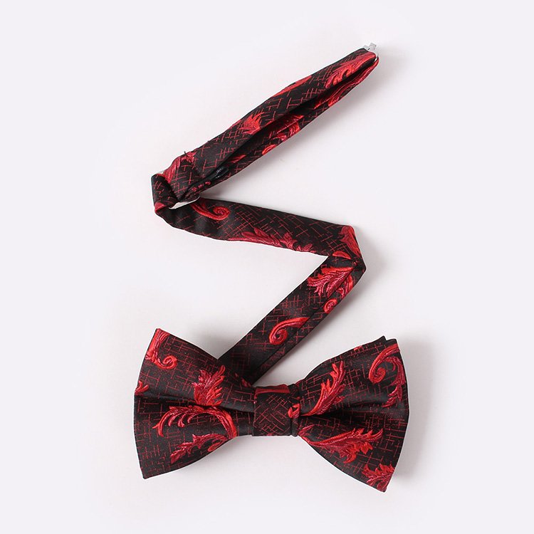 custom oem bowties logo men self tie bow tie silk