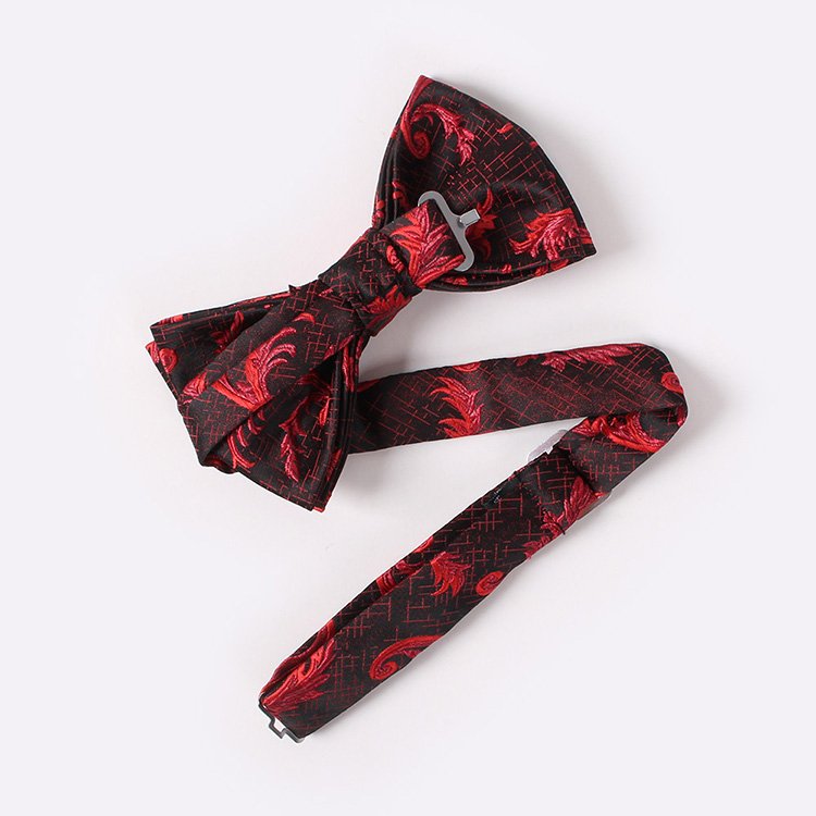 custom oem bowties logo men self tie bow tie silk