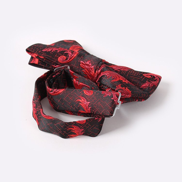 custom oem bowties logo men self tie bow tie silk