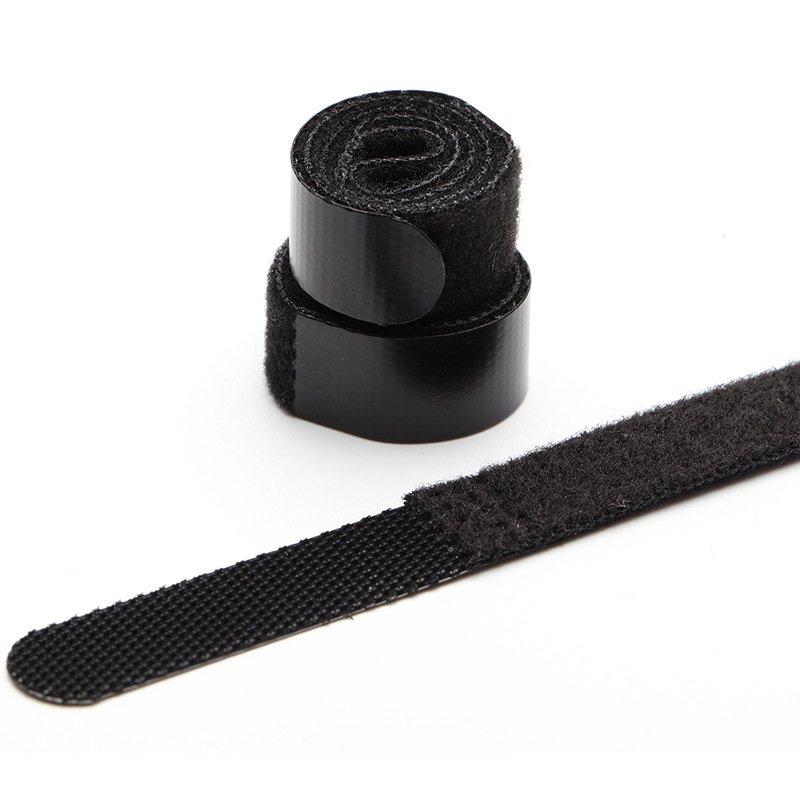 Wholesale P Type Velcro Strap cable ties Reusable nylon hook and loop tape for Binding supplies