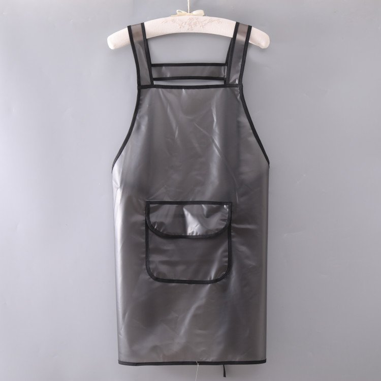 China Supplier Provide Baker Apron Custom Adjustable Neck Tie Apron TC Navy Blue Kitchen Cook Apron