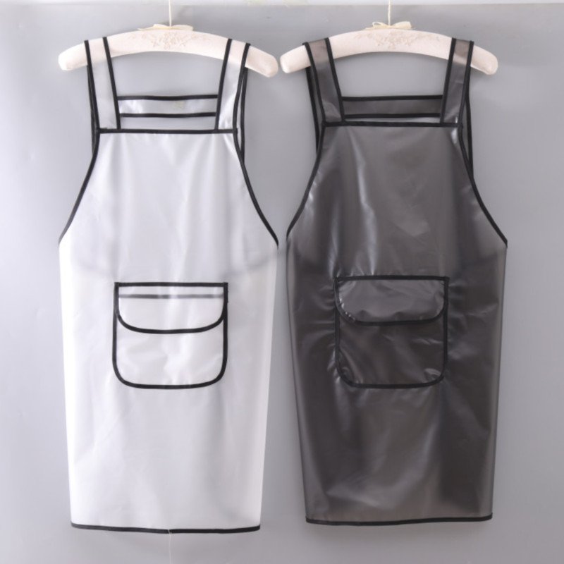 China Supplier Provide Baker Apron Custom Adjustable Neck Tie Apron TC Navy Blue Kitchen Cook Apron