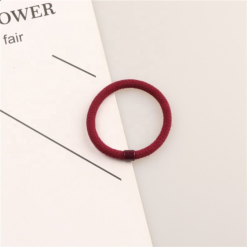 Korean simple style hair band high quality elastic hair ties women hair accessories