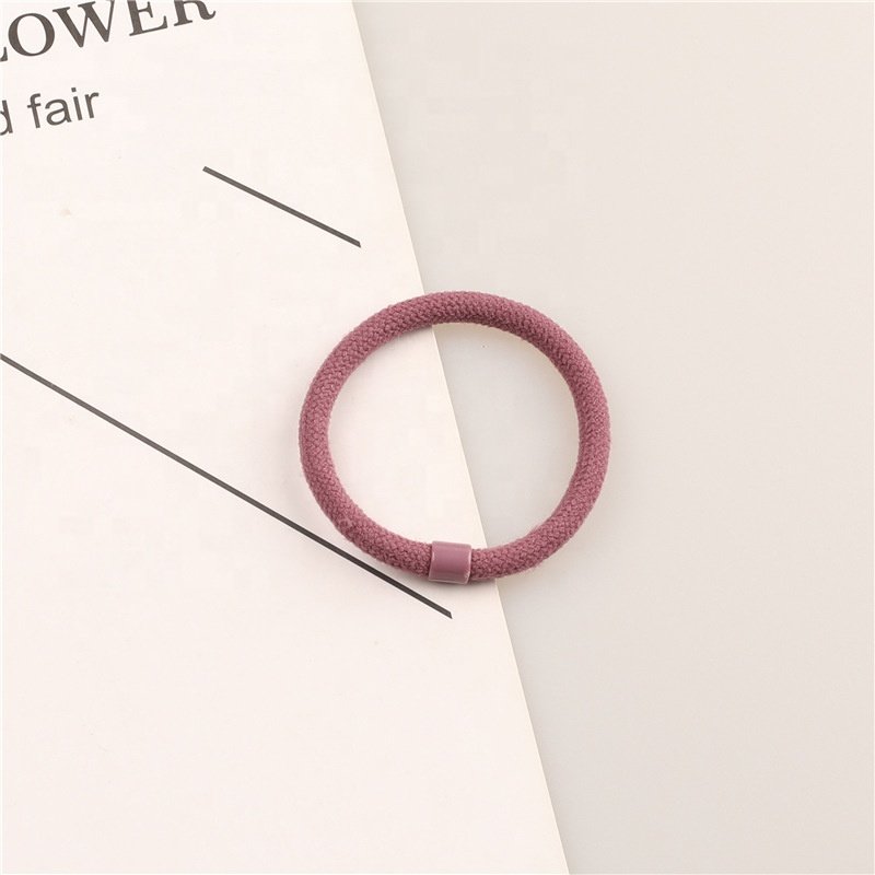 Korean simple style hair band high quality elastic hair ties women hair accessories