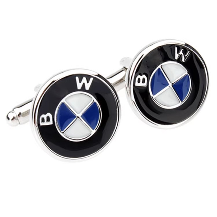 Zinc Alloy Custom Brand Logo Engraved Cufflinks Men's French Shirt Cufflinks Wholesale Cufflinks for Men