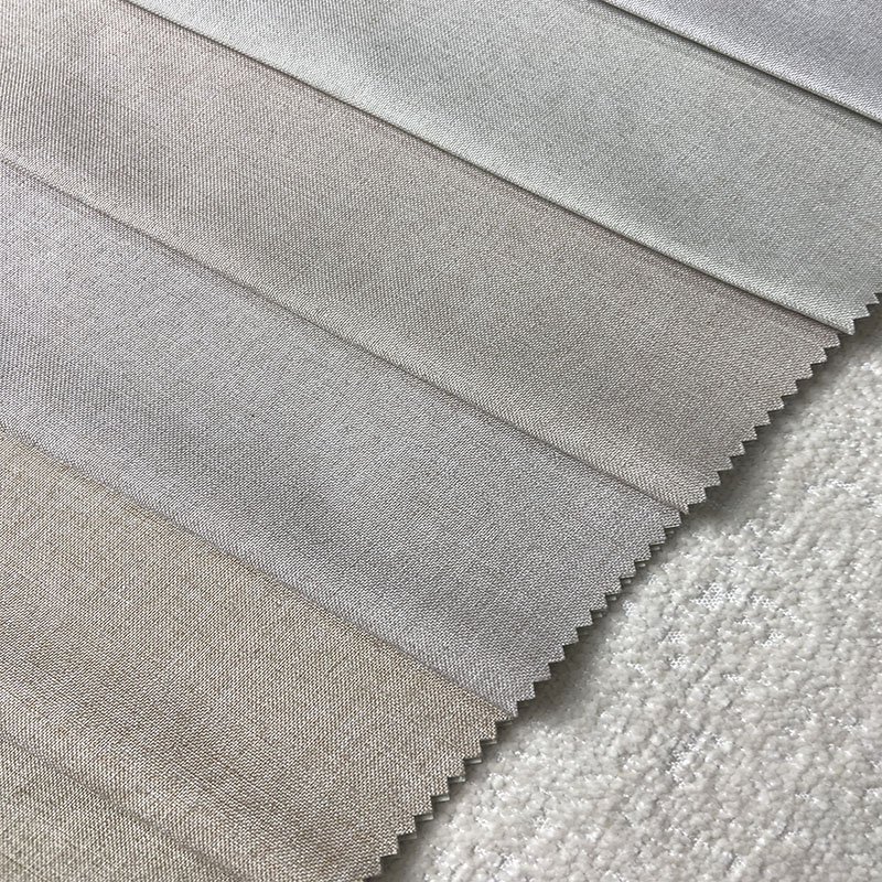 2023 New Design PU Back Coating Linen Like Polyester Blackout