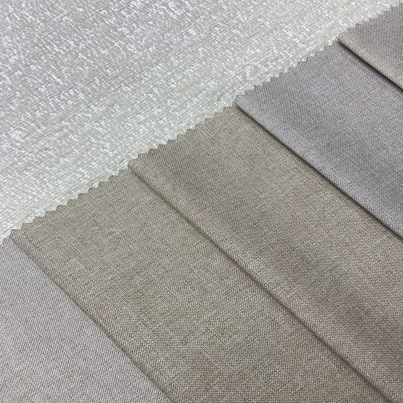 2023 New Design PU Back Coating Linen Like Polyester Blackout