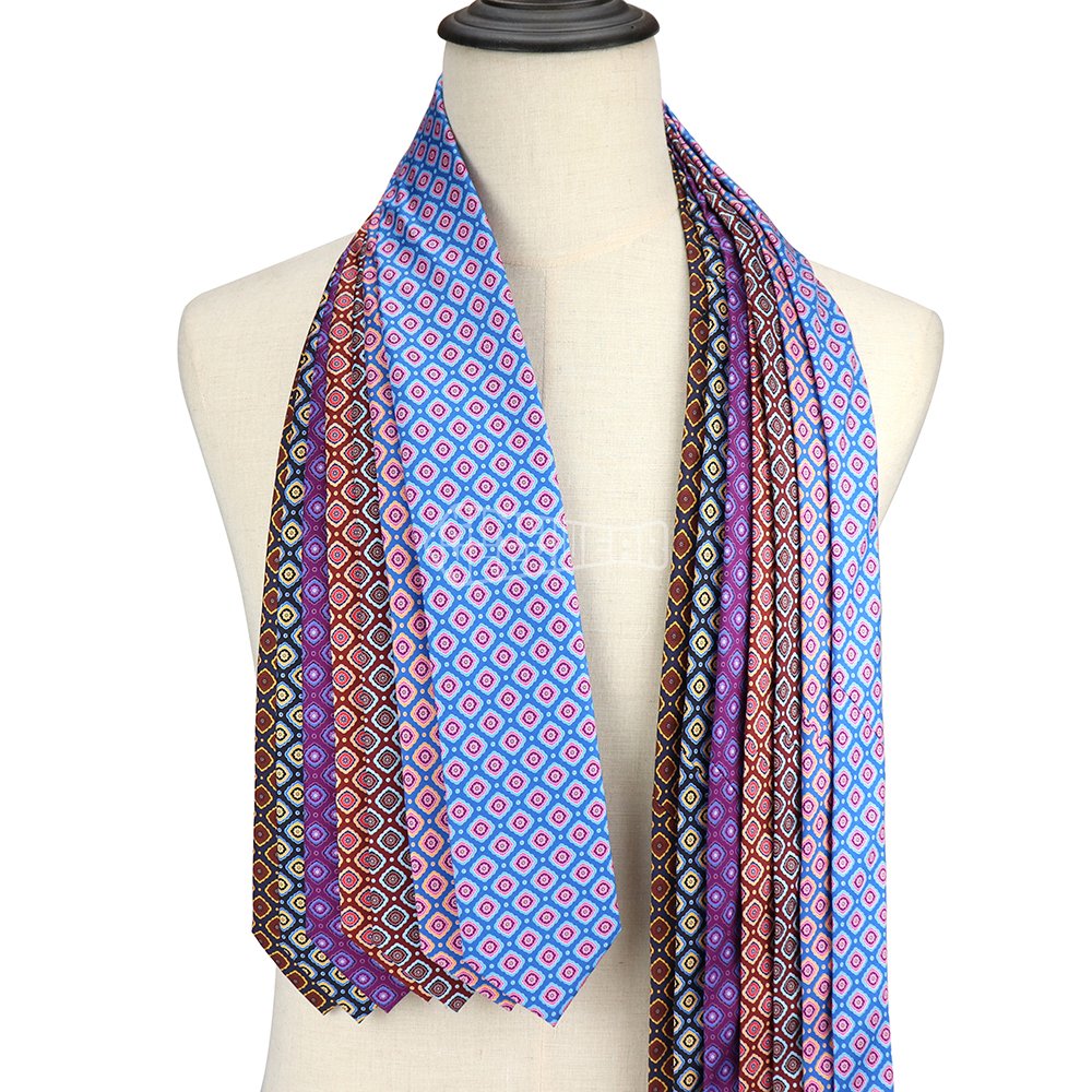Luxury Men Official Ties Printed Ties Handmade Geometric Floral Necktie Customization For Man