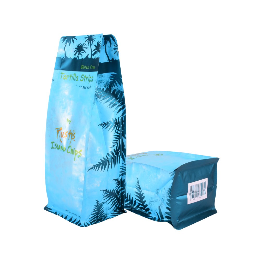 Custom 12Oz 90 Micron Brown Matte OPP/AL/PE UV Spot Aluminum Foil Side Gusset Moisture Proof Coffee Packaging Bags With Tin Tie