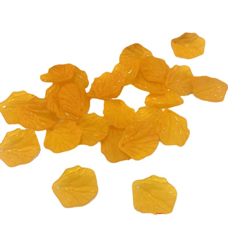 New Factory Wholesale Frosted Acrylic Lucite Flower Beads In Bulk Custom 500g/lot Hot colorful Frosted Acrylic Beads In 26*29MM