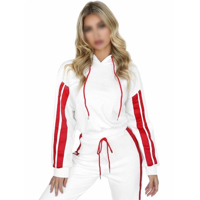 Wholesale Women's Two Piece Tracksuit Pullover Sweatshirt Jogger Pants Sweatsuit Workout Set Jogging Suits womens 2 piece sets