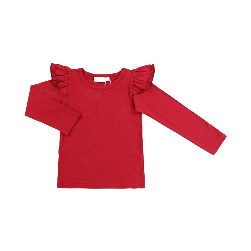 Custom Kids Printed T-shirt Baby Boy and Girls Long Sleeve Tops Cotton/Milk Silk Tee Toddler Clothing