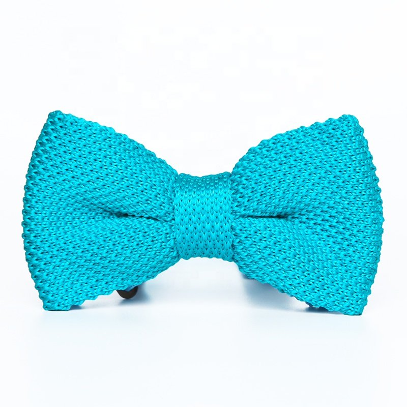 27 colors super quality adult nice pure solid color plain pre-tied knitted boy mens bow ties knit neck tie man for men wholesale