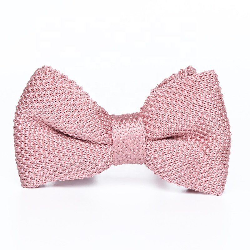 27 colors super quality adult nice pure solid color plain pre-tied knitted boy mens bow ties knit neck tie man for men wholesale