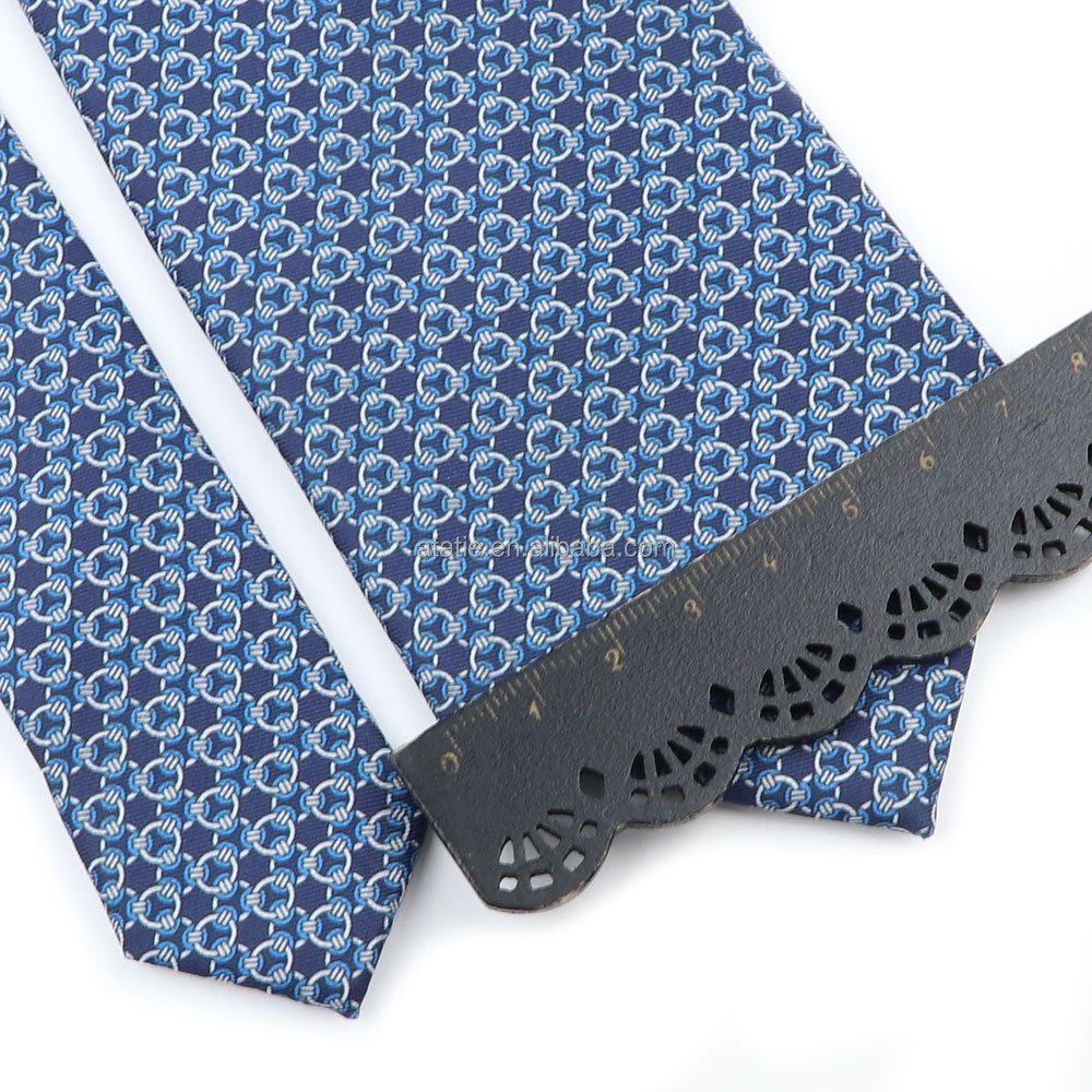 Super Soft Silk Polyester Necktie For Men Business Meeting Gravatas Men's Formal 7cm Slim Fashion Paisley Printing Tie