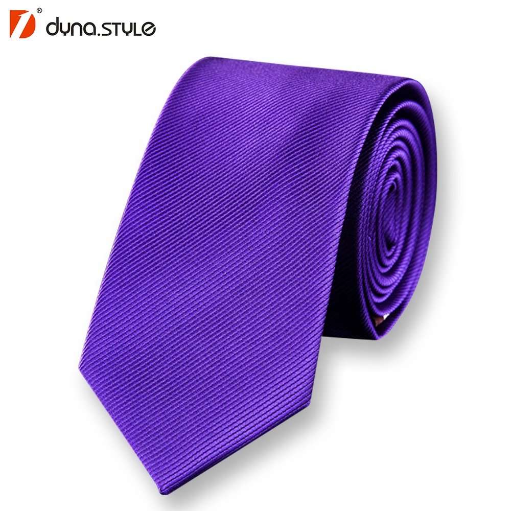 China OEM Man Classic Business Handsome Pink Polyester Woven Neck Tie