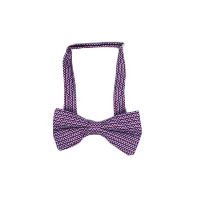 Adjustable Silk Printing Custom Bowtie Pre Tied Bows Purple Child Satine Bow Tie Kids Bow Ties