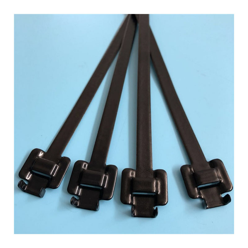 Stainless Steel Epoxy Coated cable Tie-Releasable Type Cable Zip Multifunctional Color Cable Bundle Ties Plastic Manufacturer