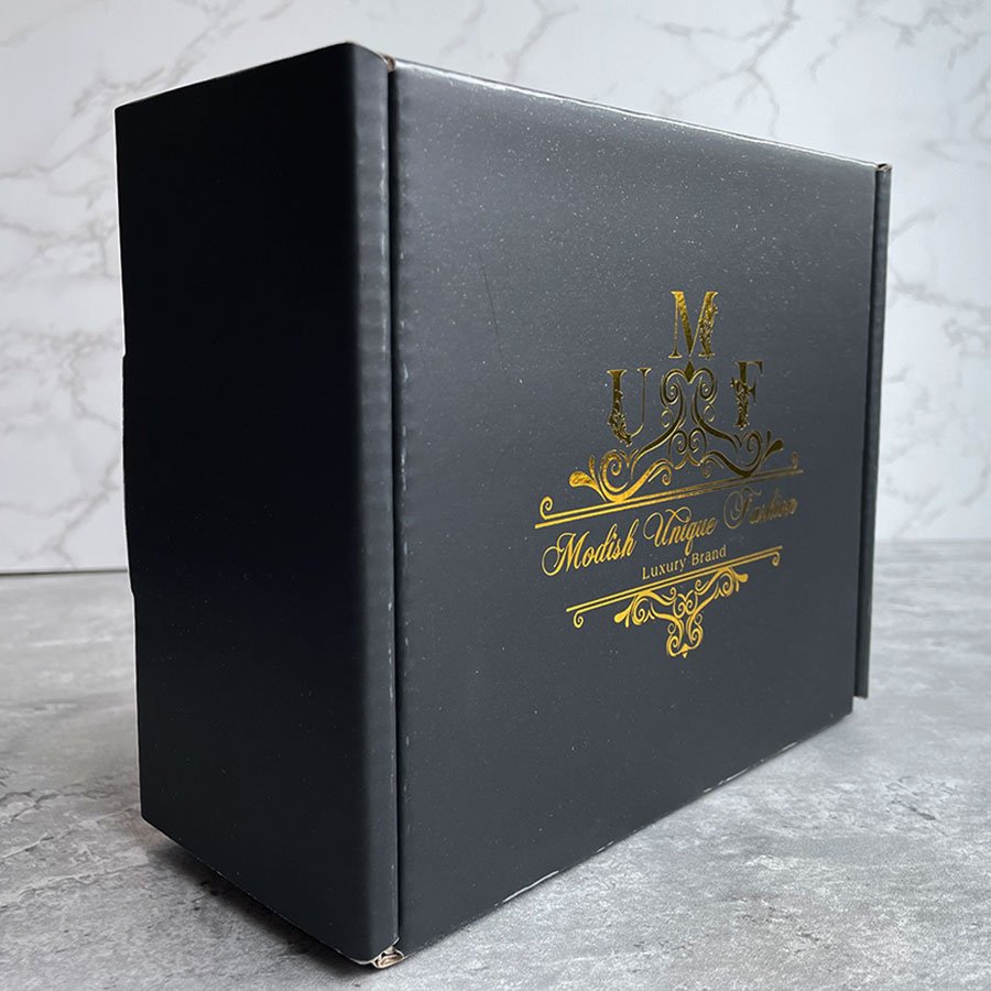 Custom Logo Printing Perfume Paper Packaging Box Black Shipping Corrugated Cardboard Mailer Box For Carton