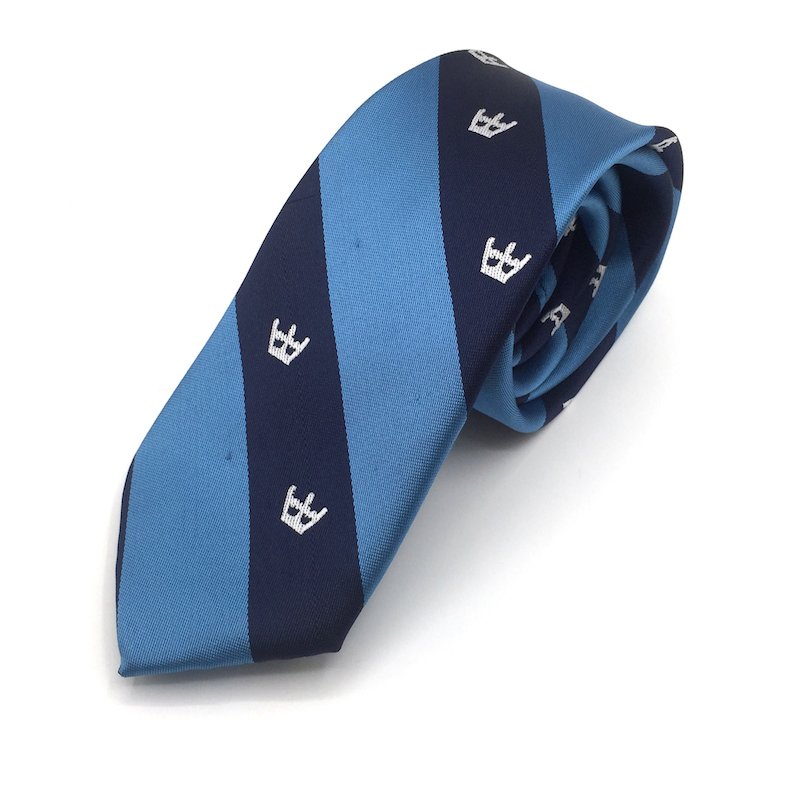 Famous brand logo jacquard polyester tie masonic necktie