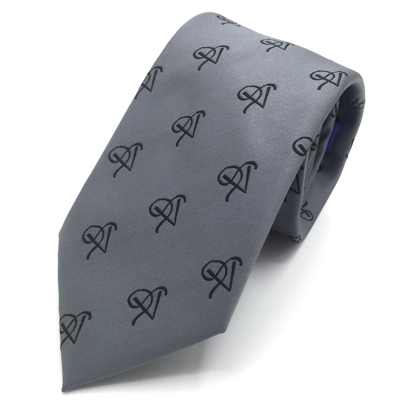 Famous brand logo jacquard polyester tie masonic necktie