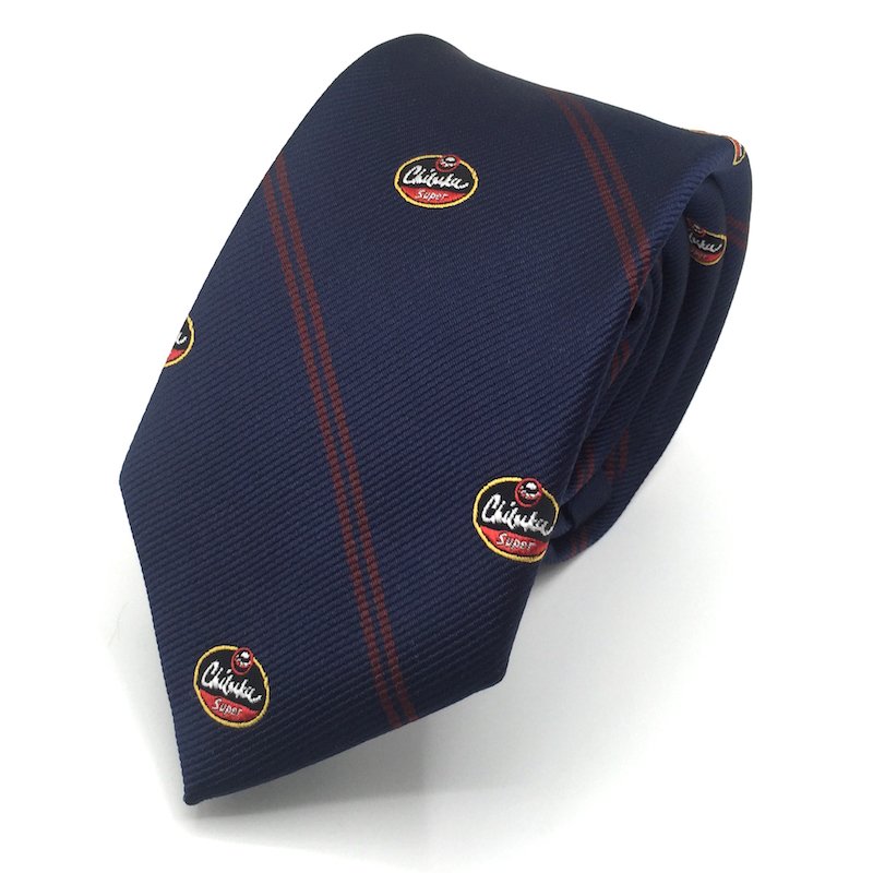 Famous brand logo jacquard polyester tie masonic necktie