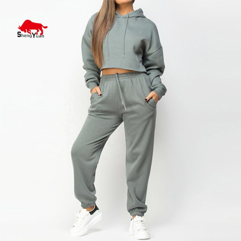Custom Logo Oversized Plain High Waisted Fleece Women Baggy Sweatpants Ladies Joggers Mujer Track Pants Women Sport Joggers