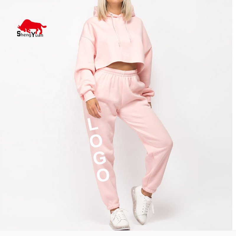 Custom Logo Oversized Plain High Waisted Fleece Women Baggy Sweatpants Ladies Joggers Mujer Track Pants Women Sport Joggers