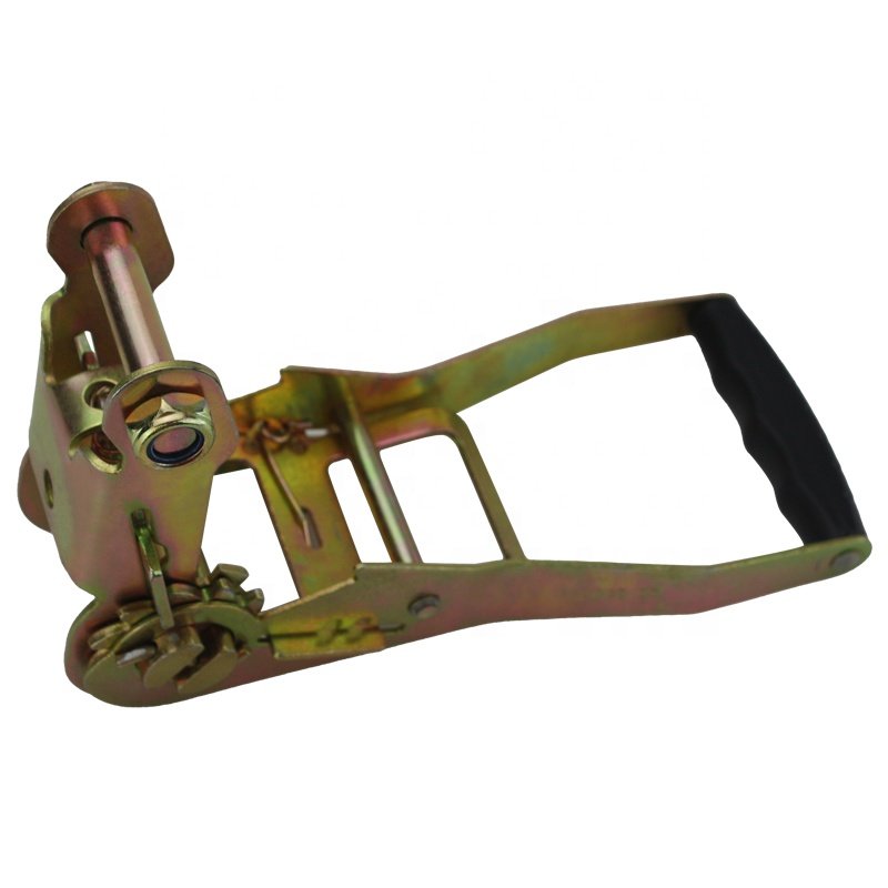 50mm/5Ton/5000KG/rubber coated Handle Lashing Cargo Tie Down Strap Ratchet