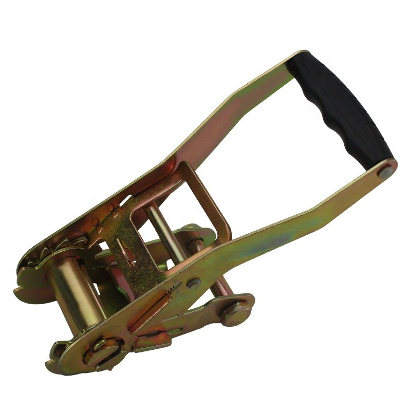 50mm/5Ton/5000KG/rubber coated Handle Lashing Cargo Tie Down Strap Ratchet