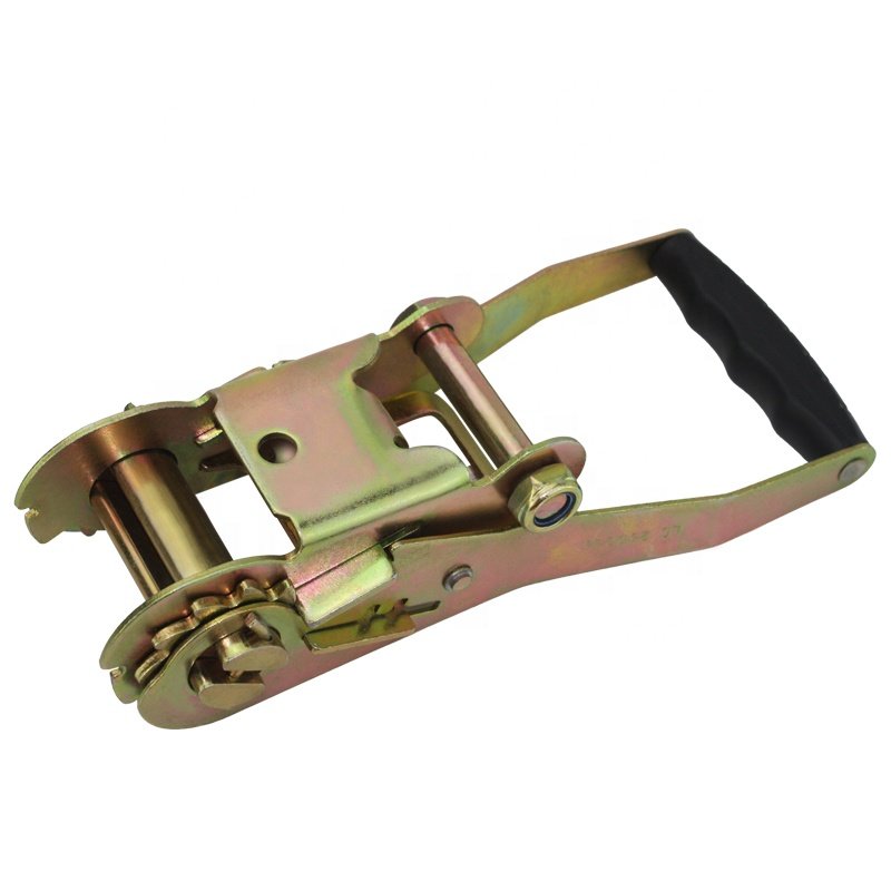 50mm/5Ton/5000KG/rubber coated Handle Lashing Cargo Tie Down Strap Ratchet