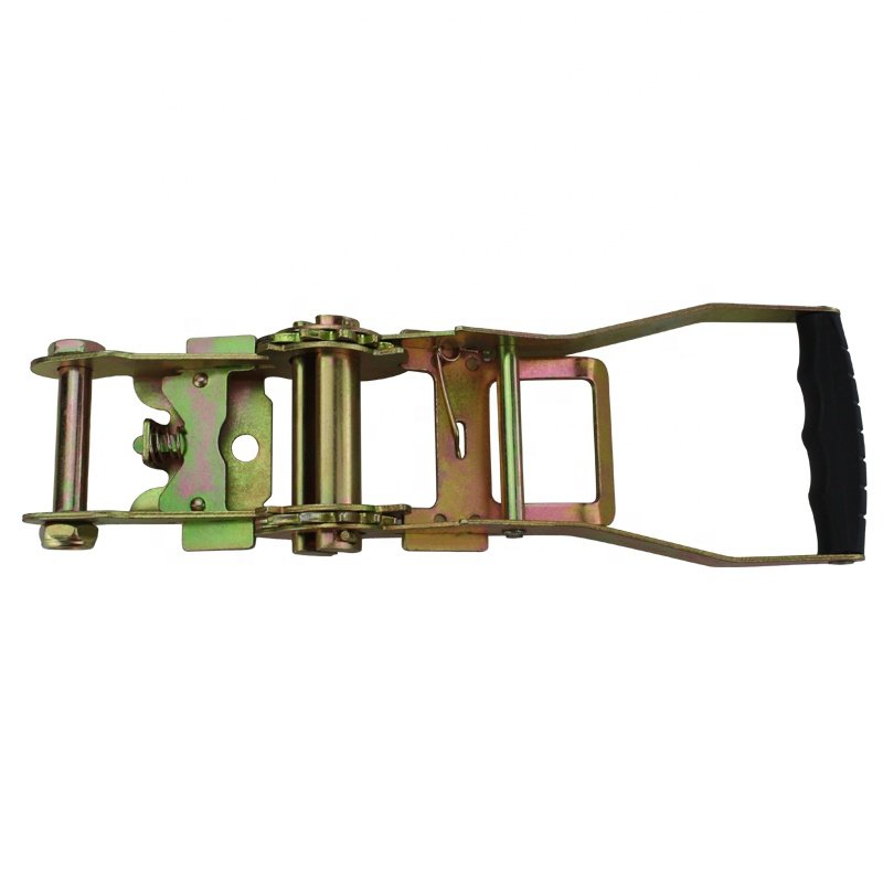 50mm/5Ton/5000KG/rubber coated Handle Lashing Cargo Tie Down Strap Ratchet