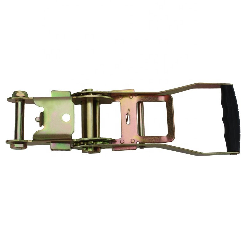 50mm/5Ton/5000KG/rubber coated Handle Lashing Cargo Tie Down Strap Ratchet