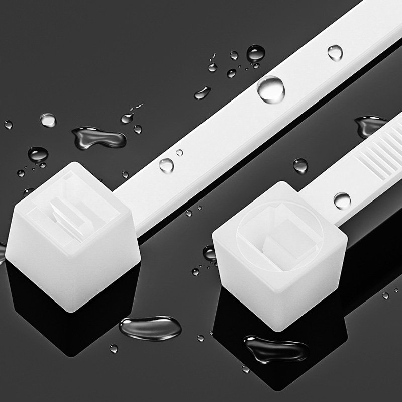 JAGASL High Quality Nylon 66 Cable Tie 380mm-400mm Self-Locking Plastic Zip Tie 200mm-350mm Custom Sizes with 9mm Width