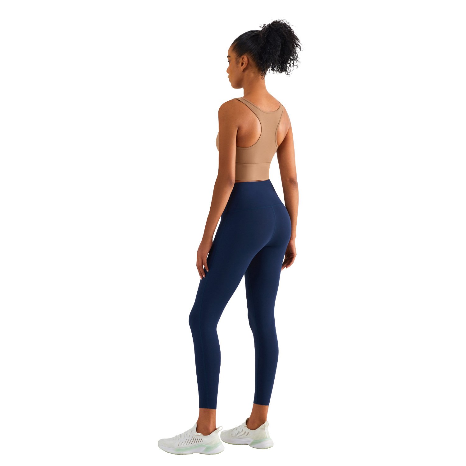 High Quality Gym Active Yoga Wear Back Twisted Yoga Bra Strappy Padded Spandex Sport Bra For Women