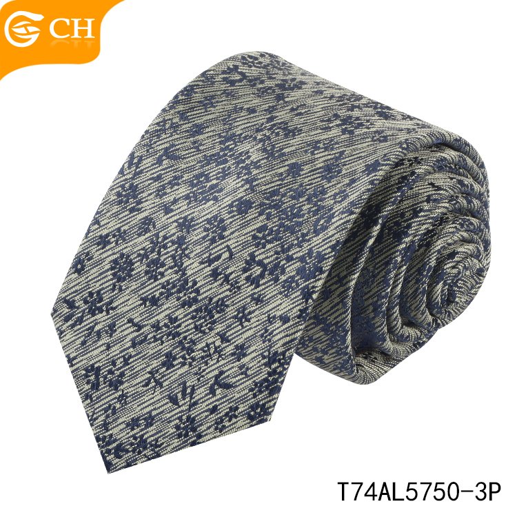 Chinese Manufacturers Designer Western Colorful Casual Necktie For Men Floral Woven Chic Custom Hombre Import Tie