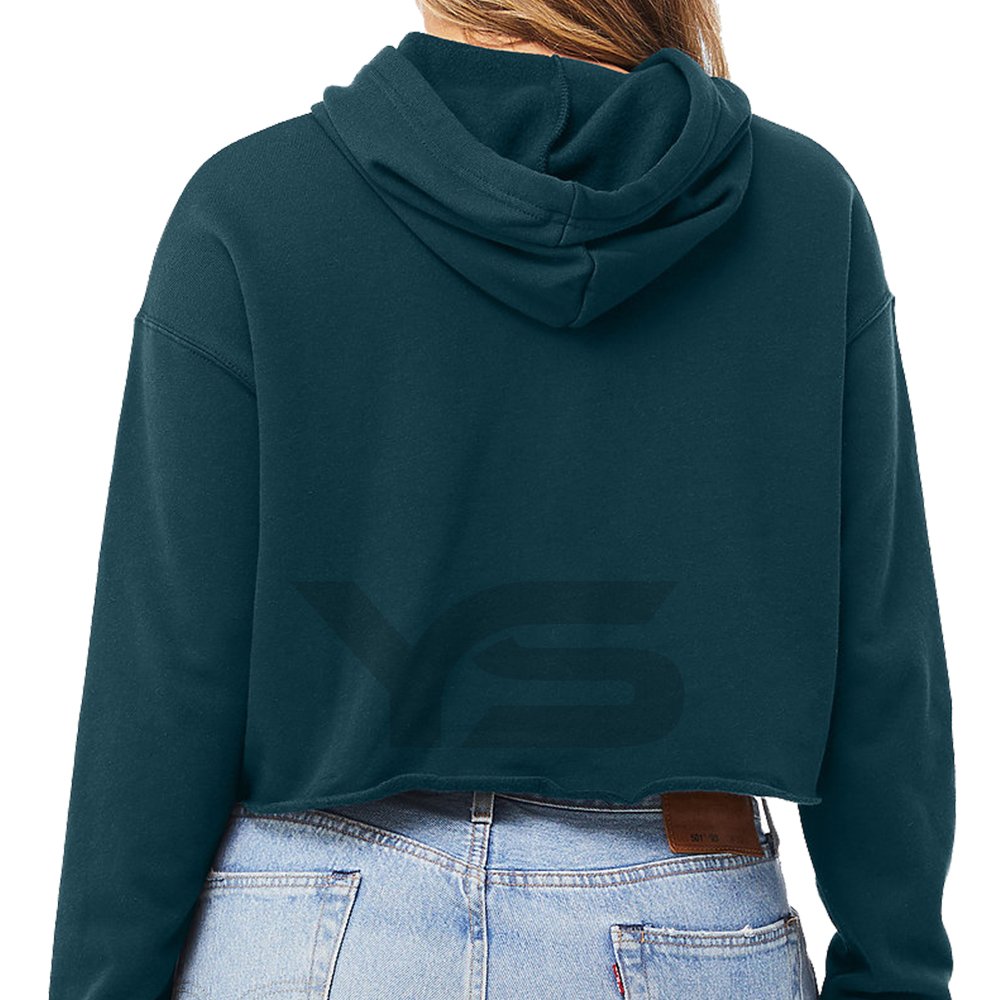 High Quality Oversized Women's Crop Hoodie Autumn And Winter Thick Hooded Sweatshirt Loose Casual Women's Custom Hoodies