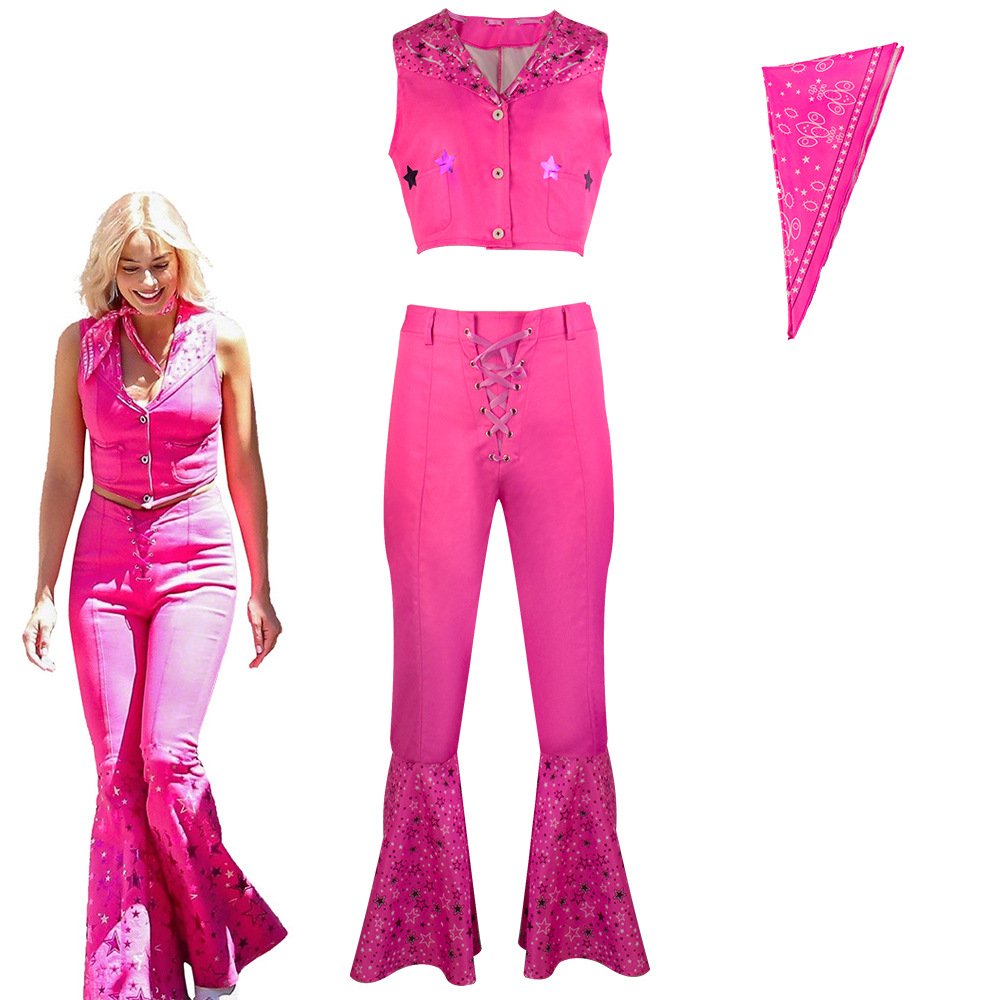18 Styles Movie Clothing Costumes Dream Pink Dress Cosplay Costume Sets Halloween Performance Costume For Woman
