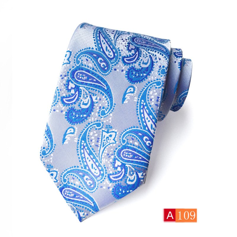 2024 new style luxury woven floral ties custom for men 100% silk quality