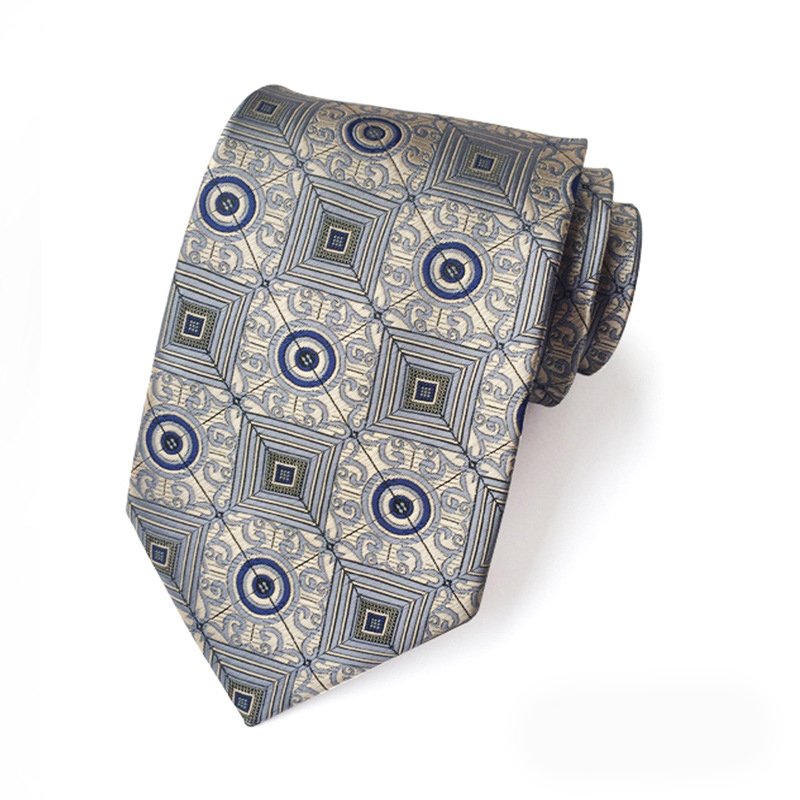 2024 new style luxury woven floral ties custom for men 100% silk quality